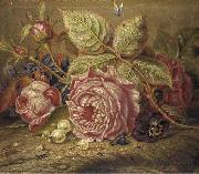 Pierre-Auguste Renoir a pansy and snowberries Spain oil painting artist